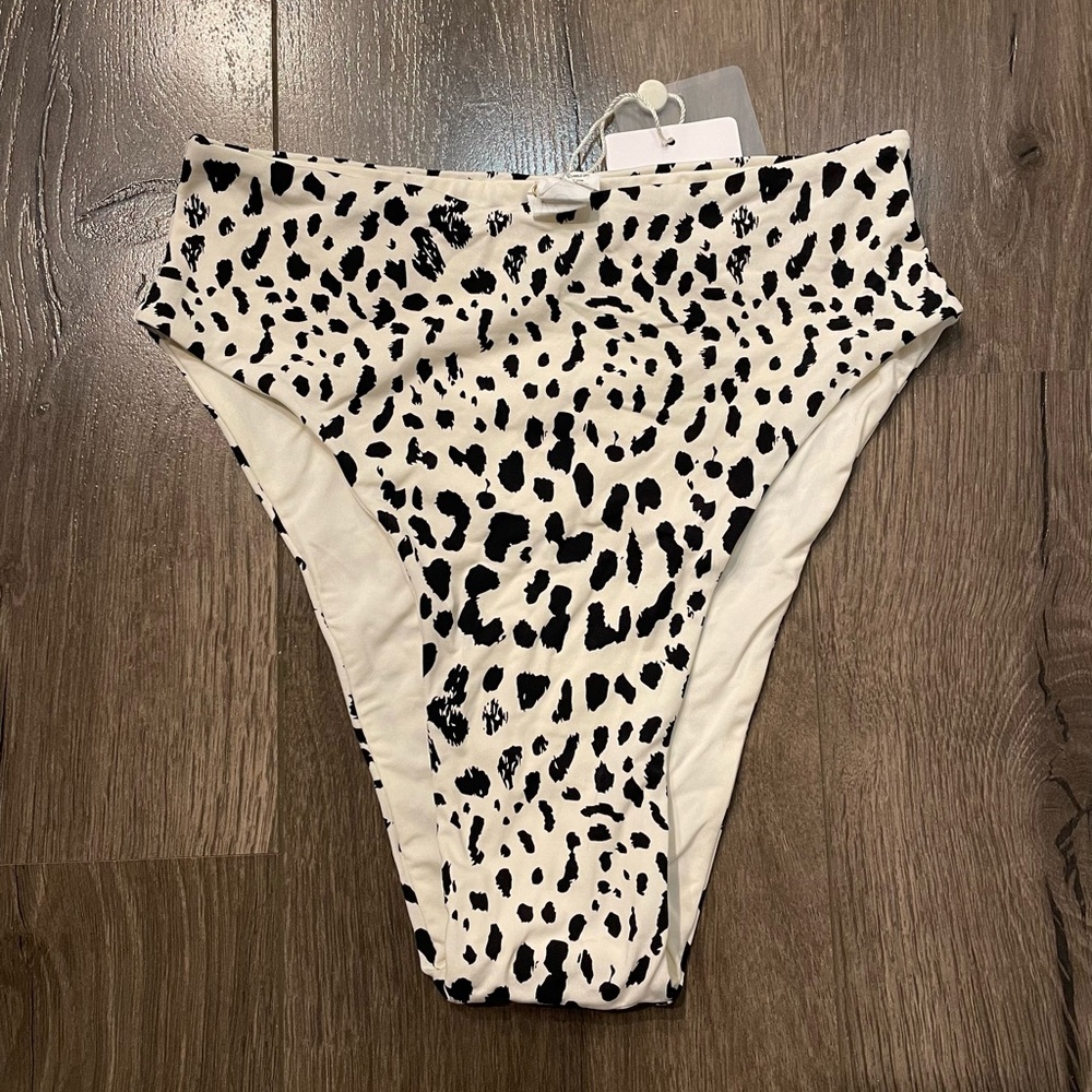 NWT Toluca Swim Cora MIDI+ bottom Leopardus